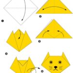 Как сделать кота из бумаги инструкция
