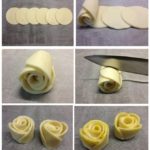 Как сделать розу из теста фото