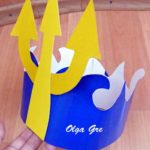 Как сделать корону нептуна из бумаги