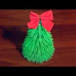 Модульное оригами новогодняя елка своими руками
